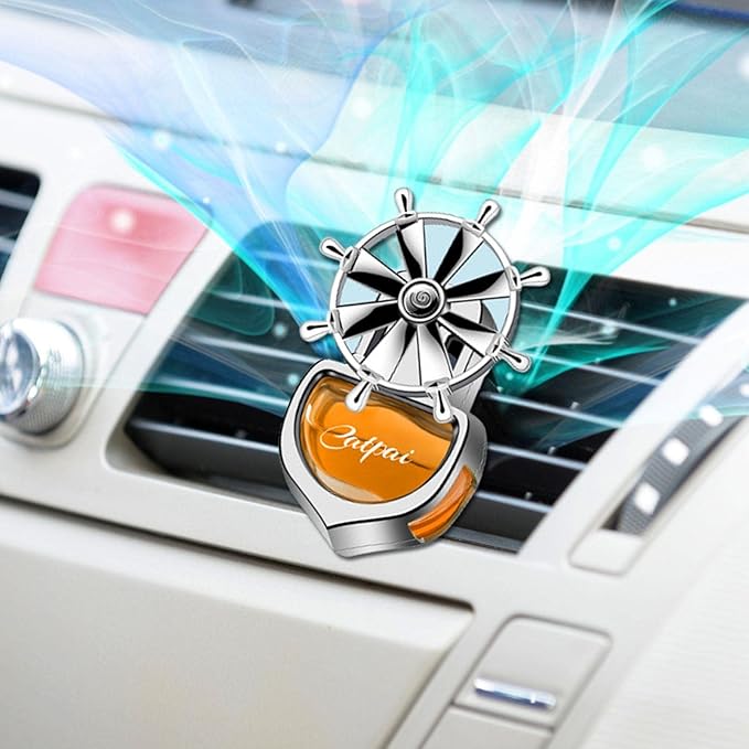 Spinning Wheel Car Air Freshener Perfume Diffuser