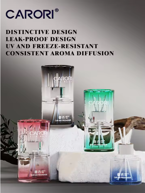 Car Freshener Slim Waist Car Perfume in Car Seat Aromatherapy Ornament with long lasting, refreshing essential oil scent