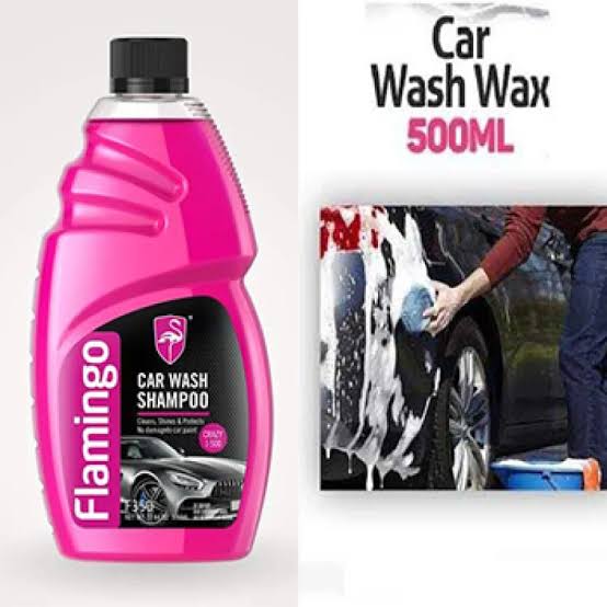 Flamingo Car Wash Shampoo 500ml – High Foaming, Long-Lasting Shine & Protection