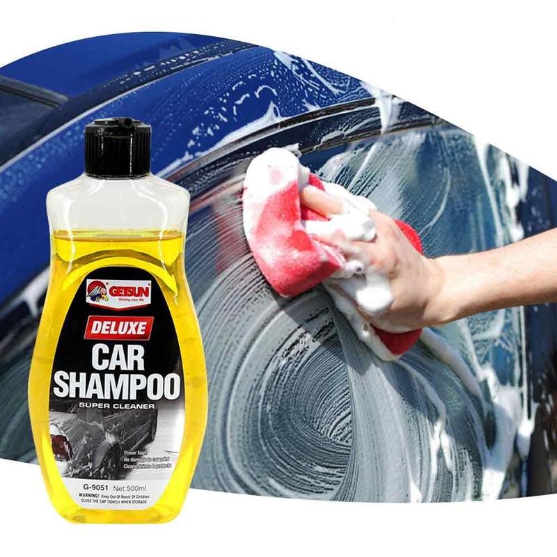 Getsun Car Wash Shampoo 500ml – High Foam Car Cleaning Liquid for Spotless Shine