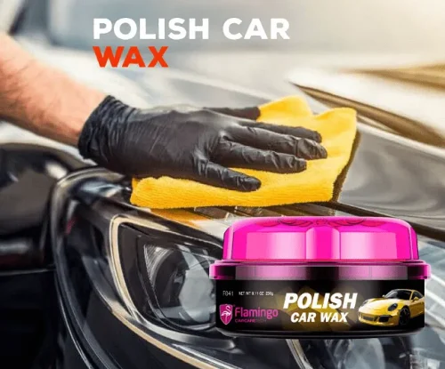 Flamingo Car Polish Wax 230gm – High Gloss Carnauba Wax Paint Protection