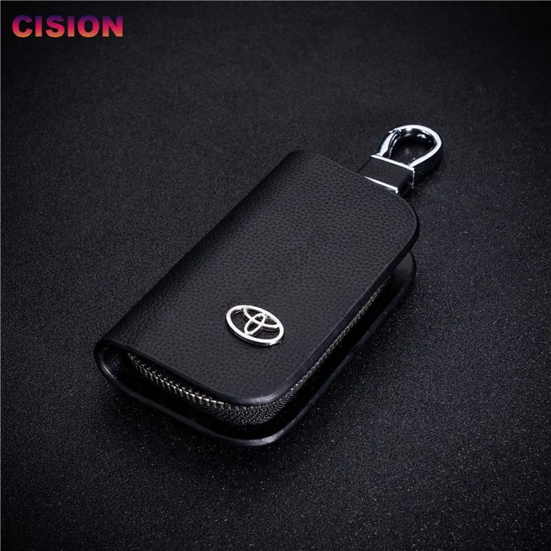 PU Leather Remote & Keychain – Luxury Car Accessory