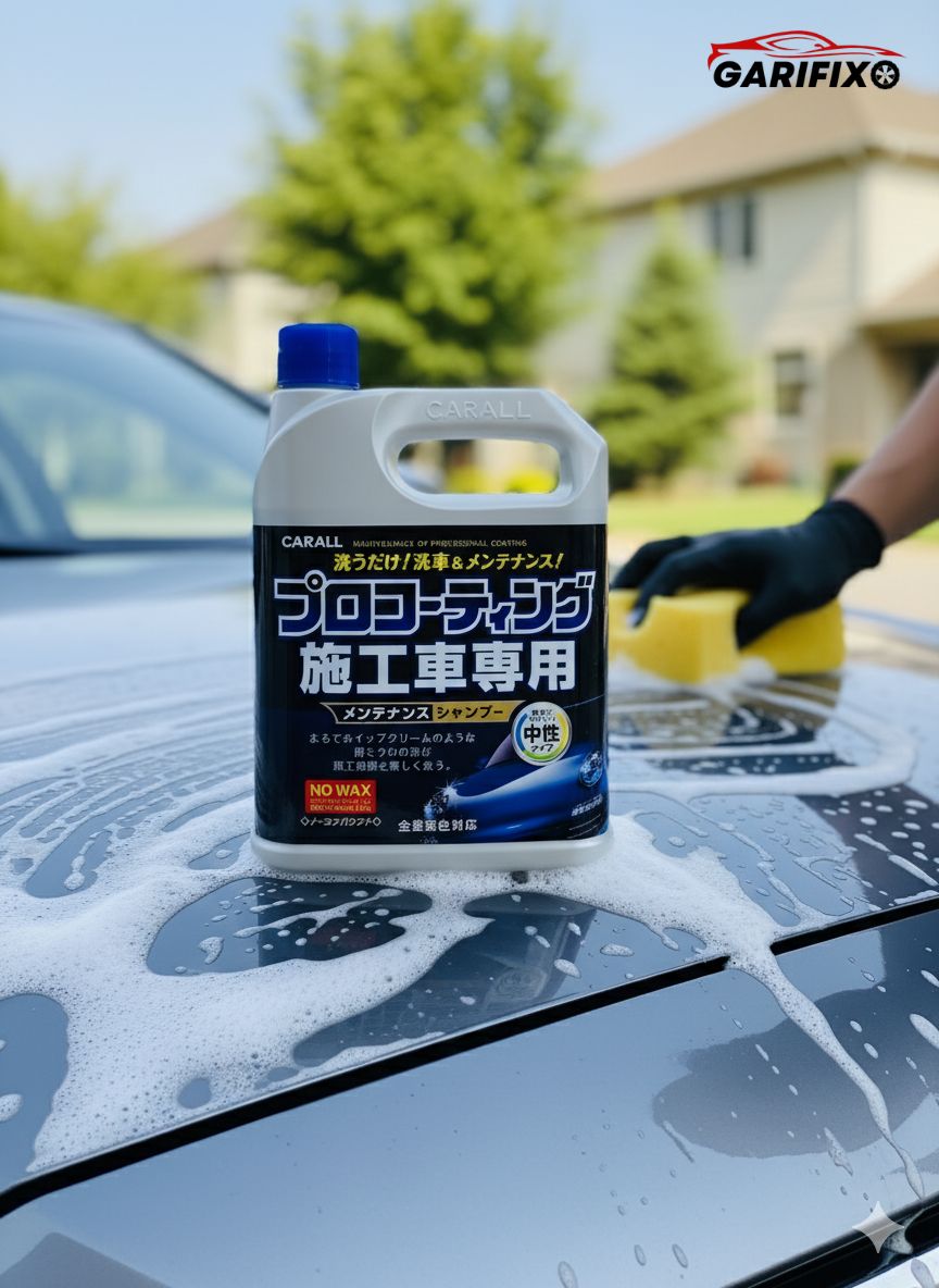 CARALL Car Wash Shampoo 1L – Gentle, High-Foam, Eco-Friendly Car Cleaner from Japan