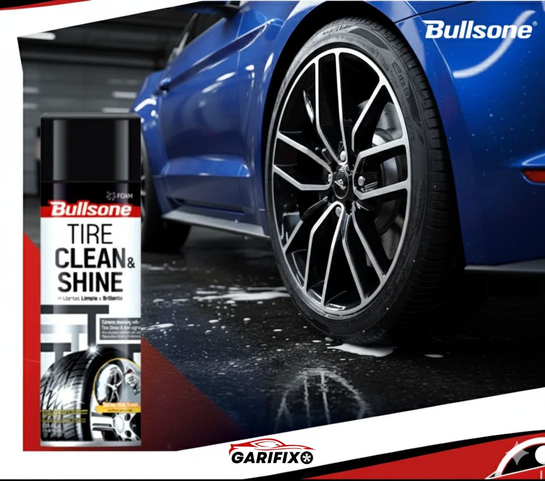 Bullsone Tire Clean & Shine – 550ml (Made in Korea)