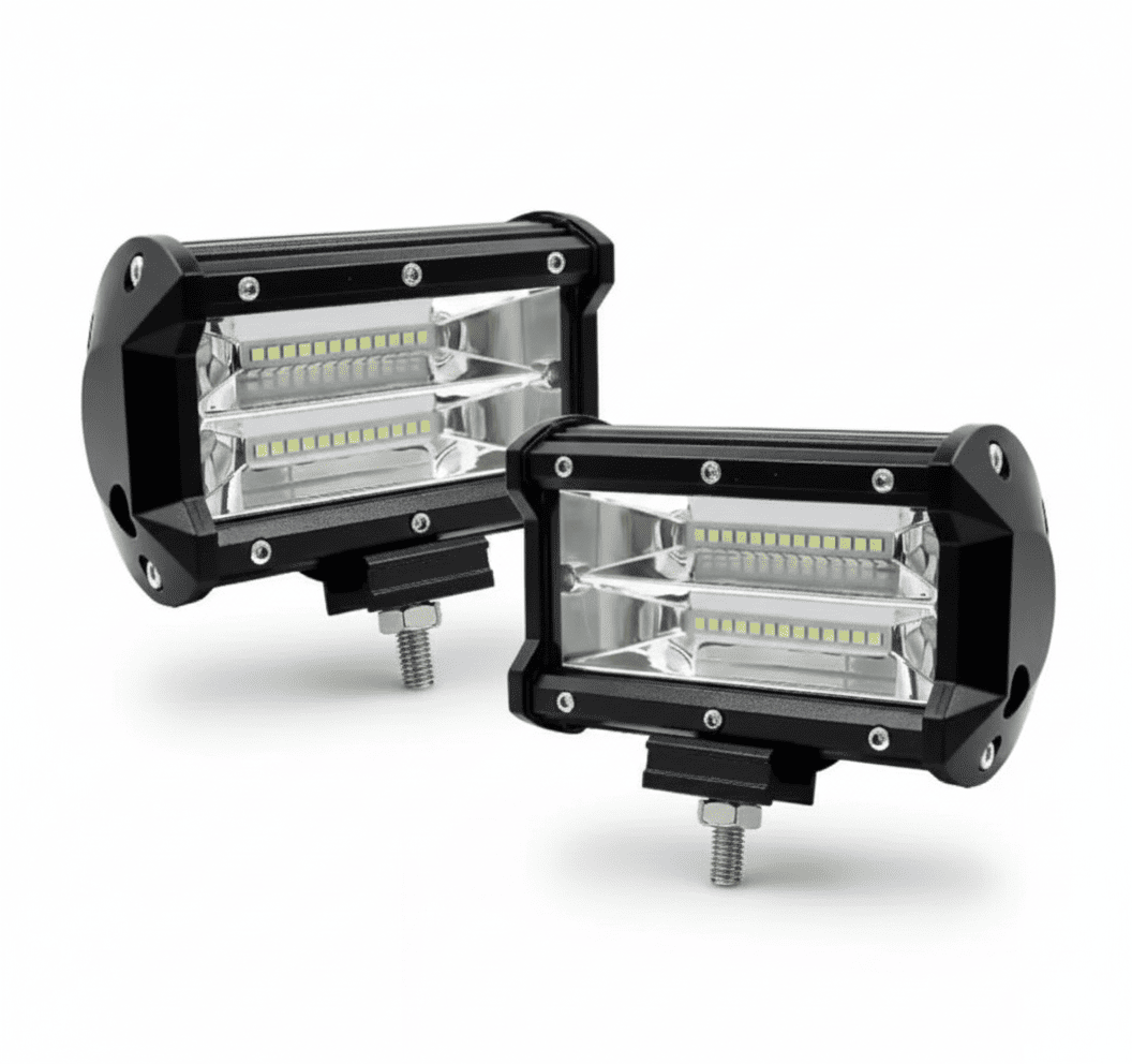 72W LED Work Light Bar – Off-Road Flood Lights, IP68 Waterproof, Universal Fit